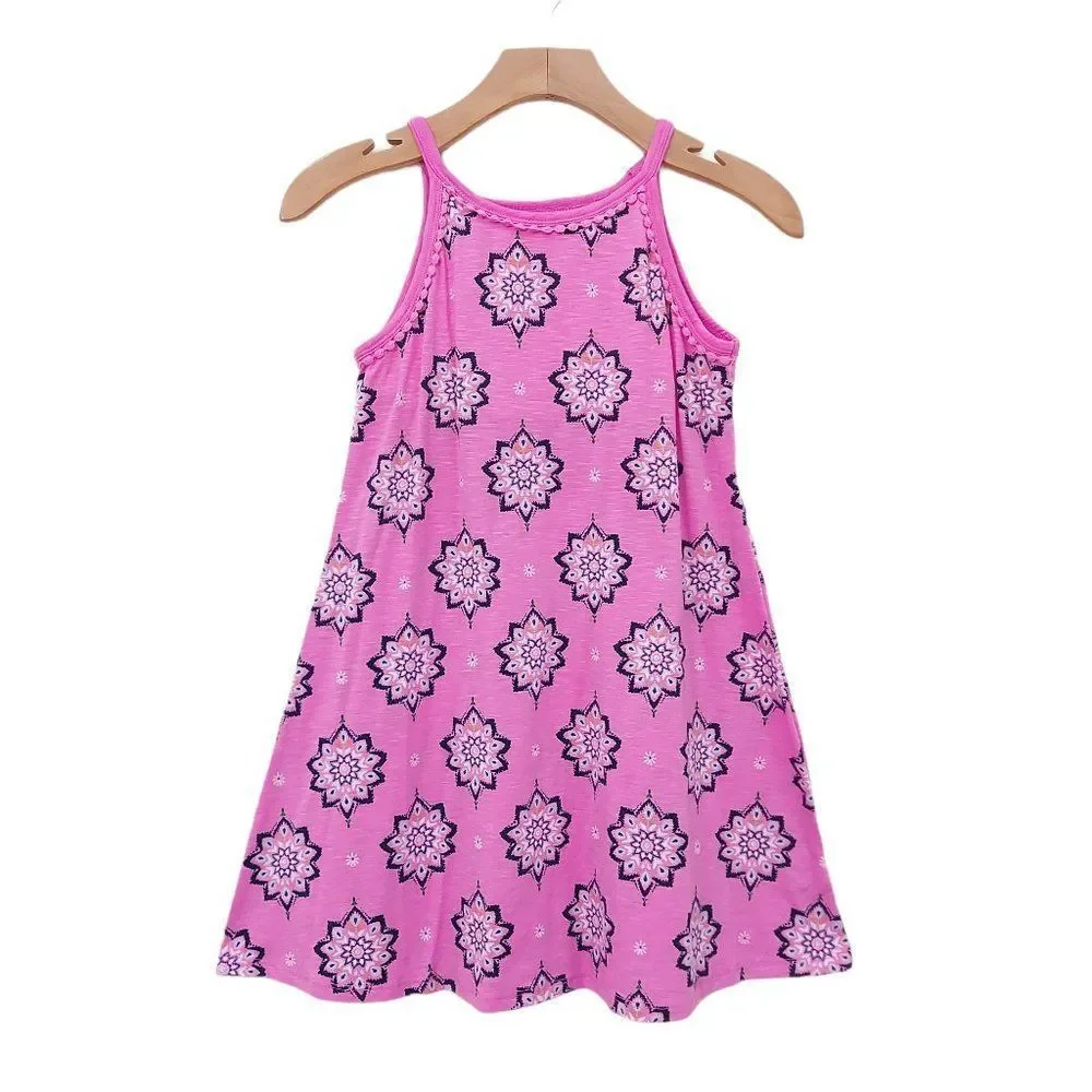 Mudd Sleeveless Dress Girls Size Medium (10) Pink Floral